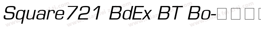 Square721 BdEx BT Bo字体转换